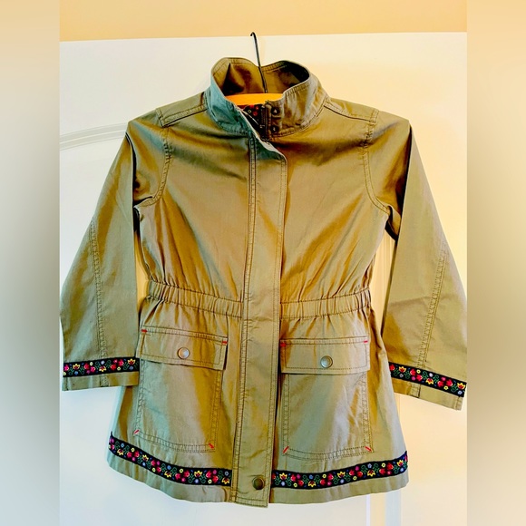 Hanna Andersson Other - Hanna Andersson Floral Trim Jacket Size 6-7 NWOT🍁🍂